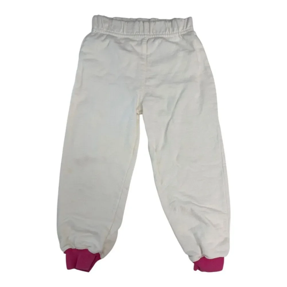 Vintage 90s Barney Long Sleeve Shirt Pink White Sweatpants Alphabet Numbers 3T